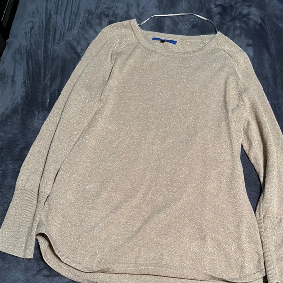 Shimmering Gold Long Sleeve Top - Picture 1 of 2